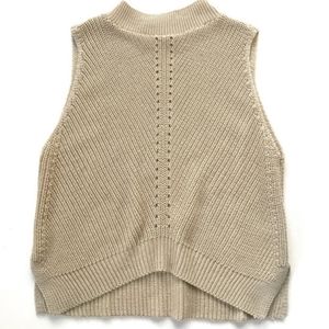 Miami Mock Neck Sleeveless Knit Top